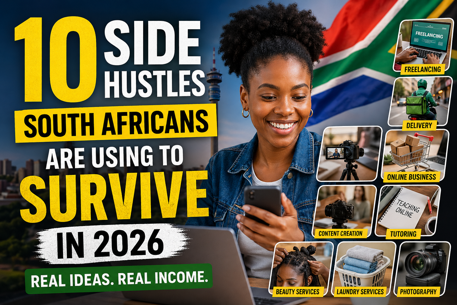 10 Side Hustles South Africans Are Using To Survive In 2026