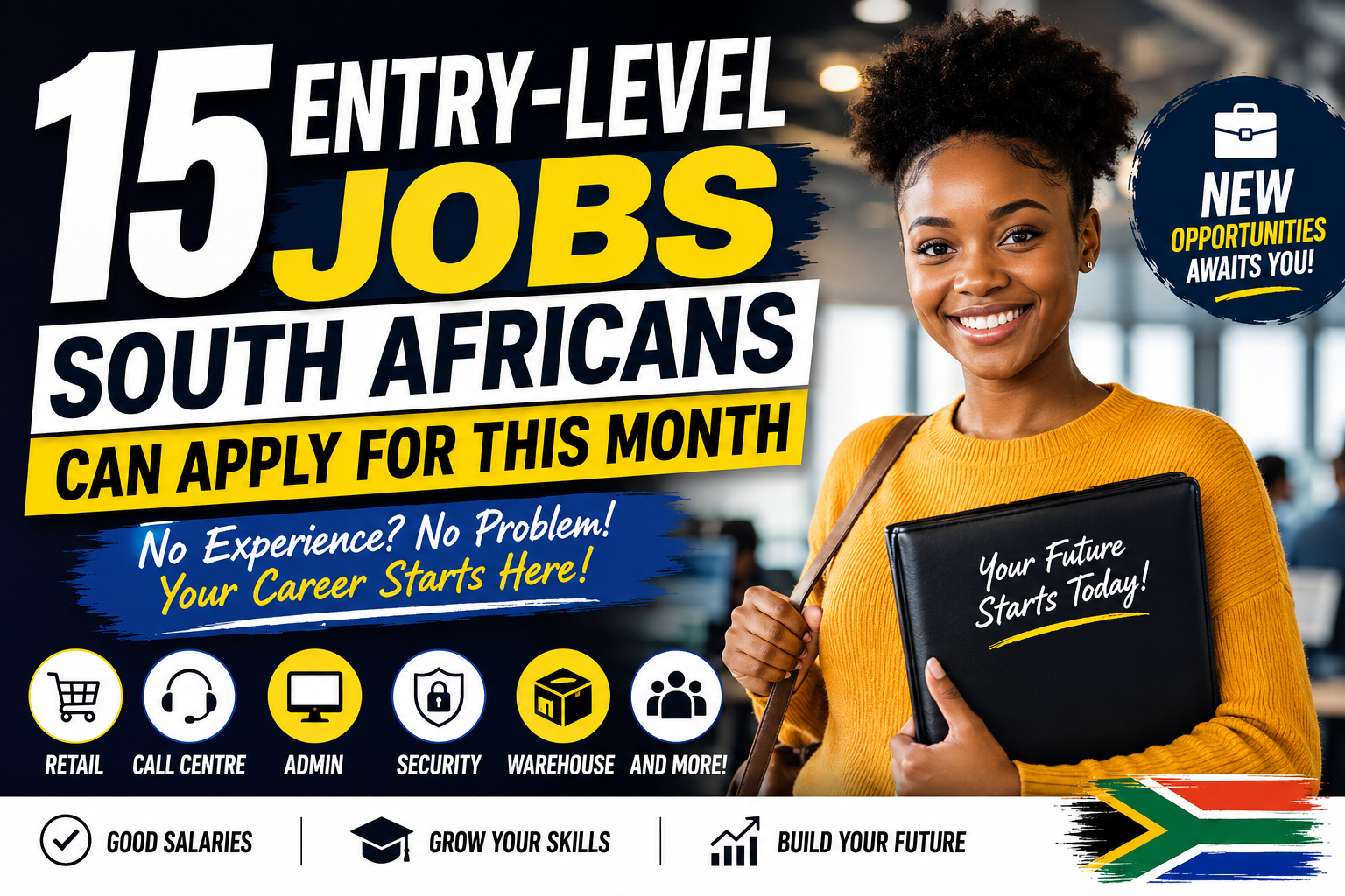 15 Entry-Level Jobs South Africans Can Apply now